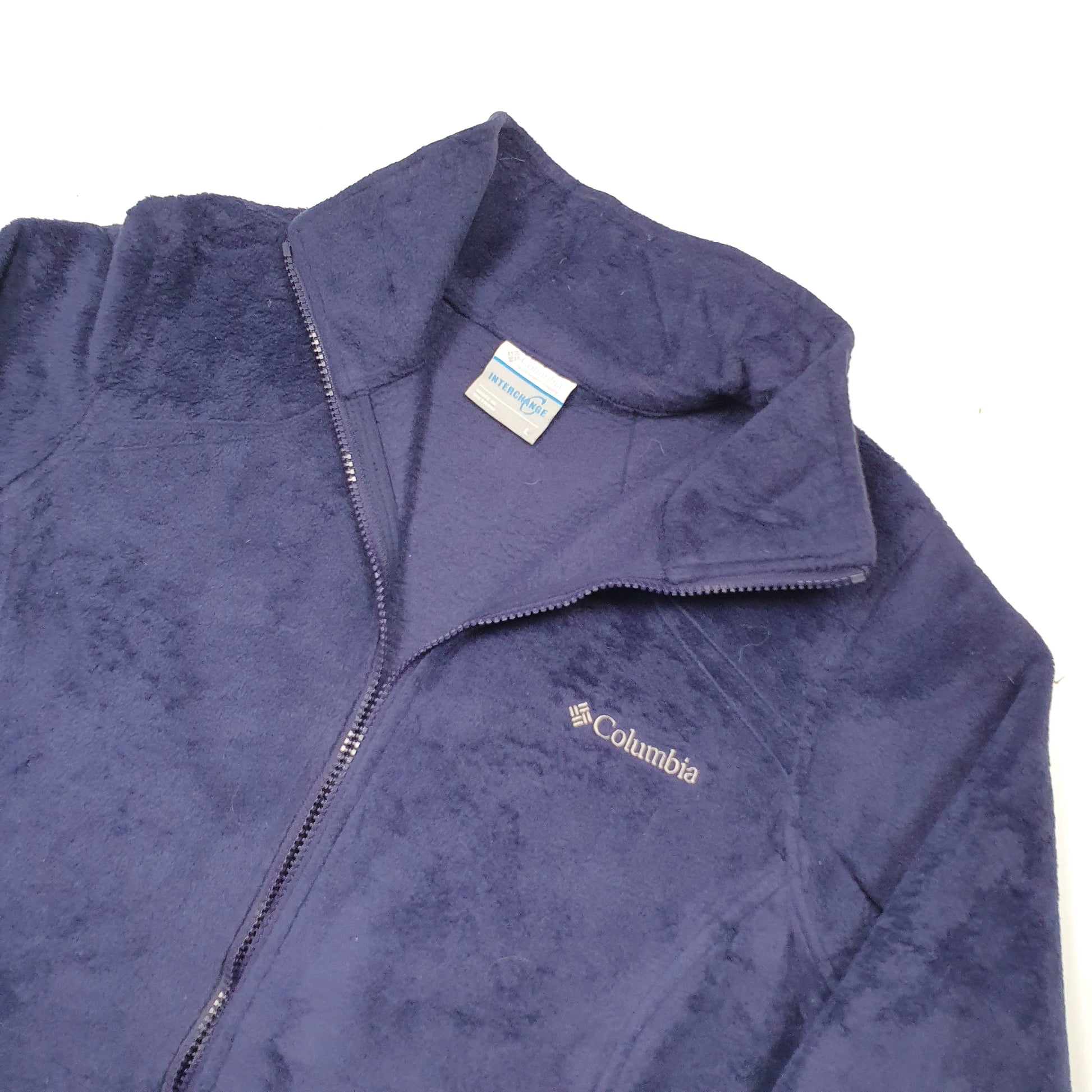 Columbia Sportswear Full Zip Fleece L Purple