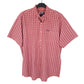 Ralph Lauren Chaps Short Sleeve Regular Fit Check Shirt Red