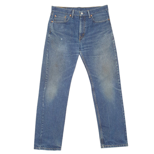Mens Blue Levis 505 JeansW33 L32