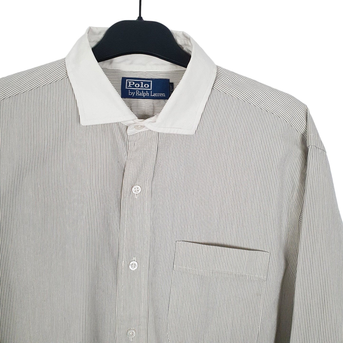 Ralph Lauren Long Sleeve Regular Fit Striped Shirt Beige