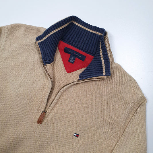 Tommy Hilfiger Quarter Zip L Beige