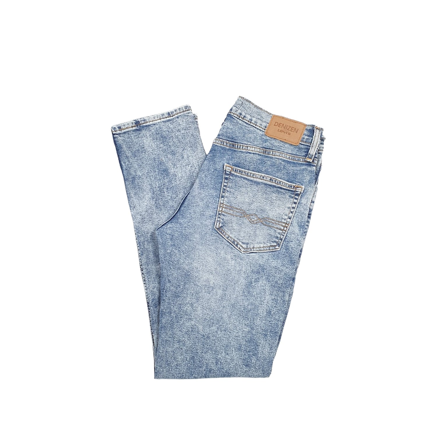 Levis Denizen Slim Fit Acid Wash Jeans W30 L29 Blue