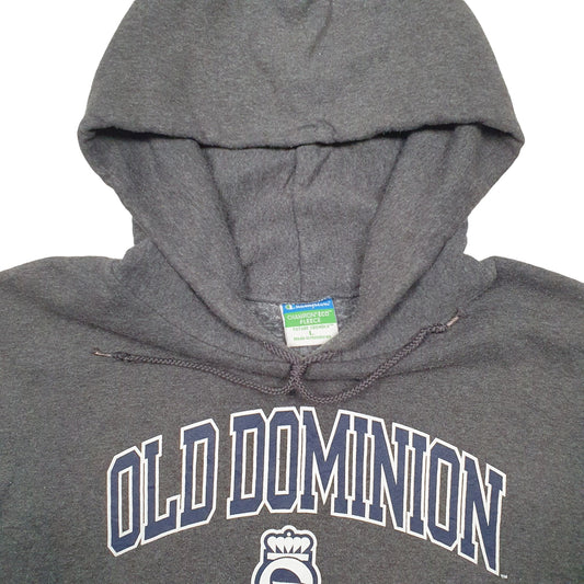 Mens Grey Champion Old Dominion USA College Hoodie Jumper