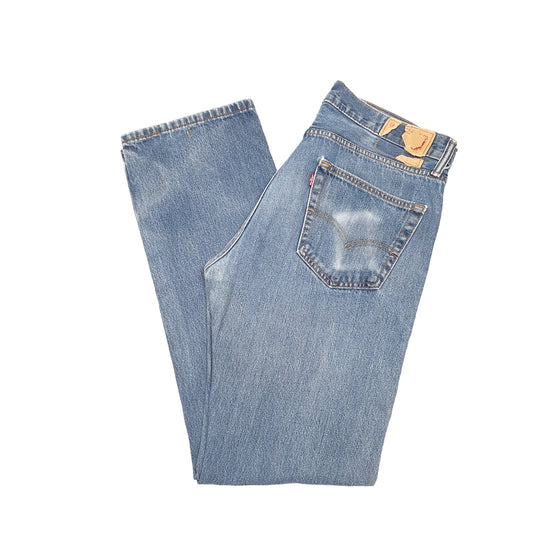 Mens Blue Levis 505 JeansW34 L34