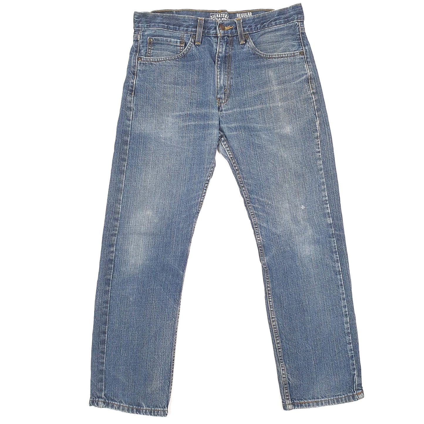 Levis Signature Regular Fit Jeans W32 L28 Blue