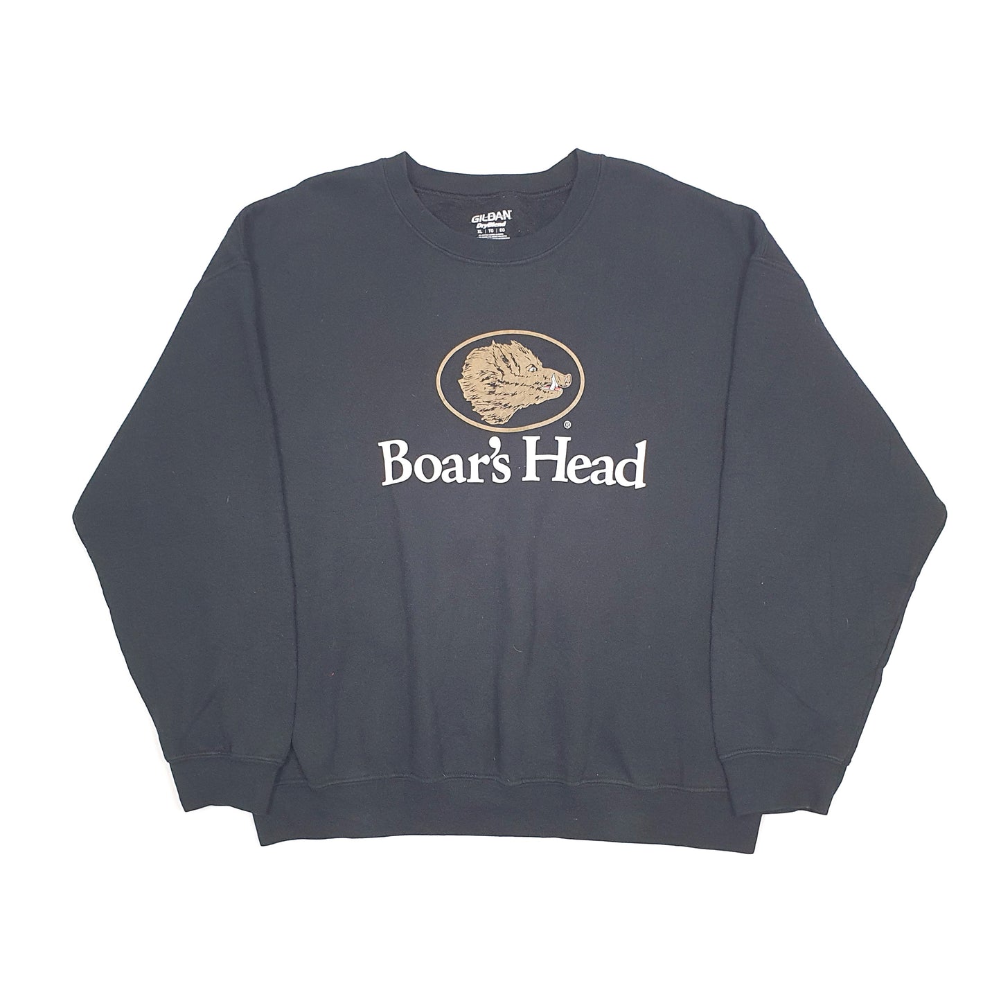 Gildan Boars Head Crewneck XL Black