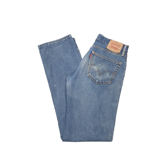 Levis 505 Regular Fit Jeans W32 L34 Blue