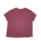 Adidas Short Sleeve T Shirt Burgundy