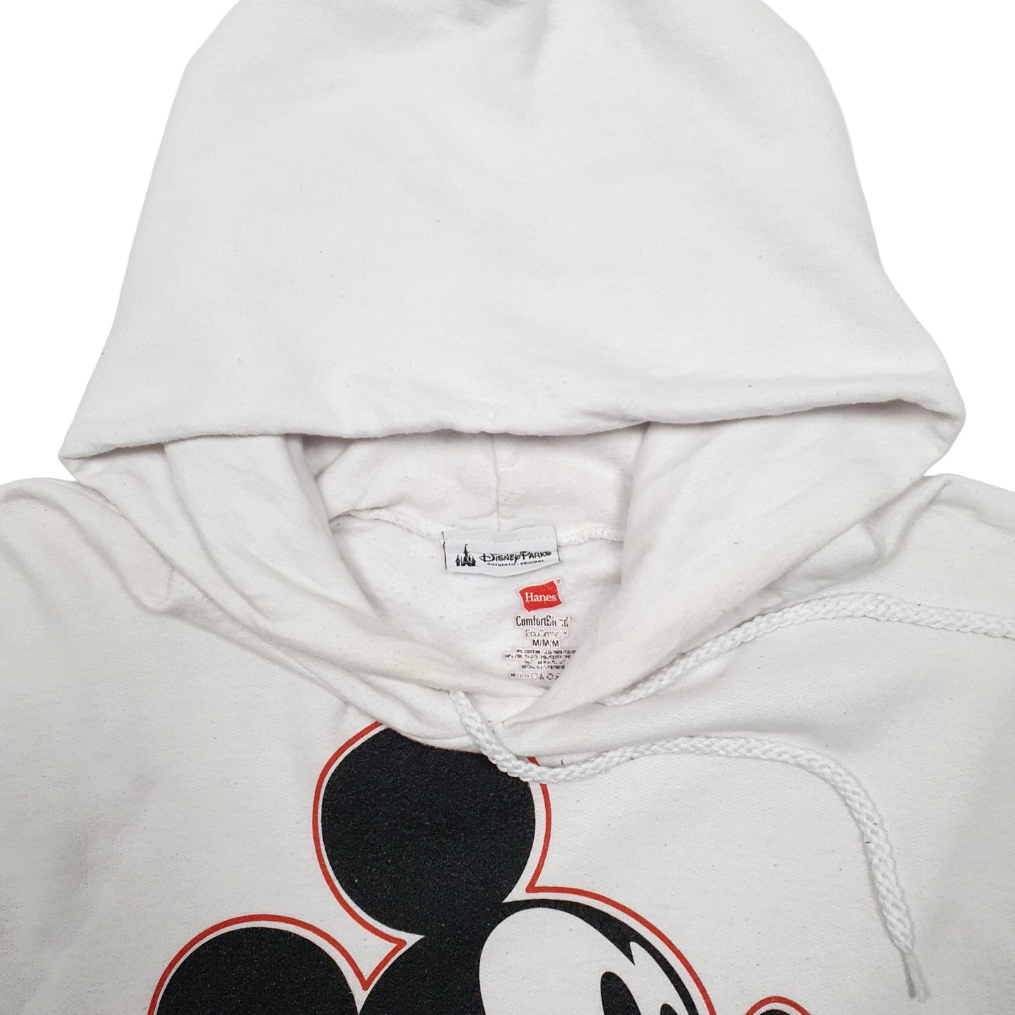 Mens White Disney Mickley Mouse Disney Hoodie Jumper