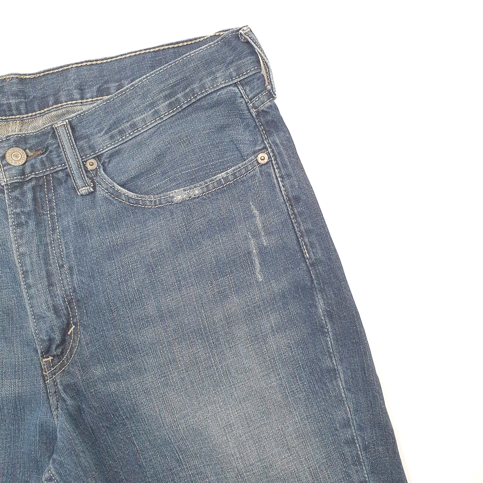 Levis 514 Straight Fit Jeans W34 L30 Blue