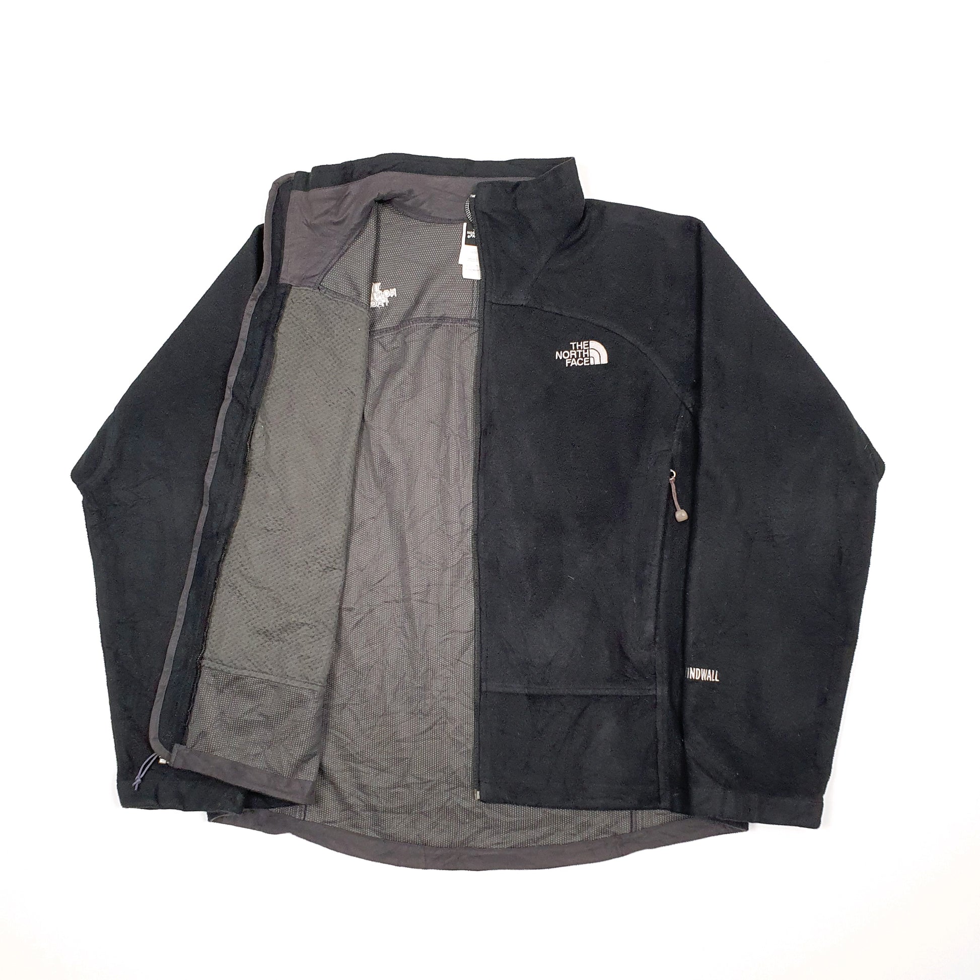 Mens Black The North Face Windwall Full Zip Jumper