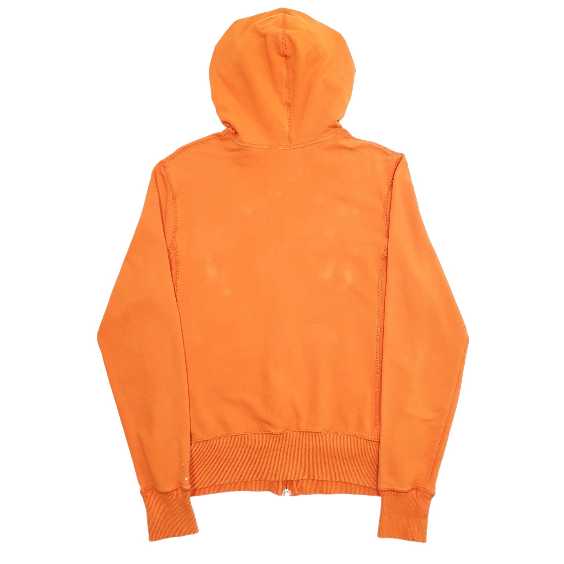 Womens Orange Nike Spellout Hoodie Jumper