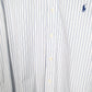 Ralph Lauren Long Sleeve Custom Fit Pinstripe Shirt Blue