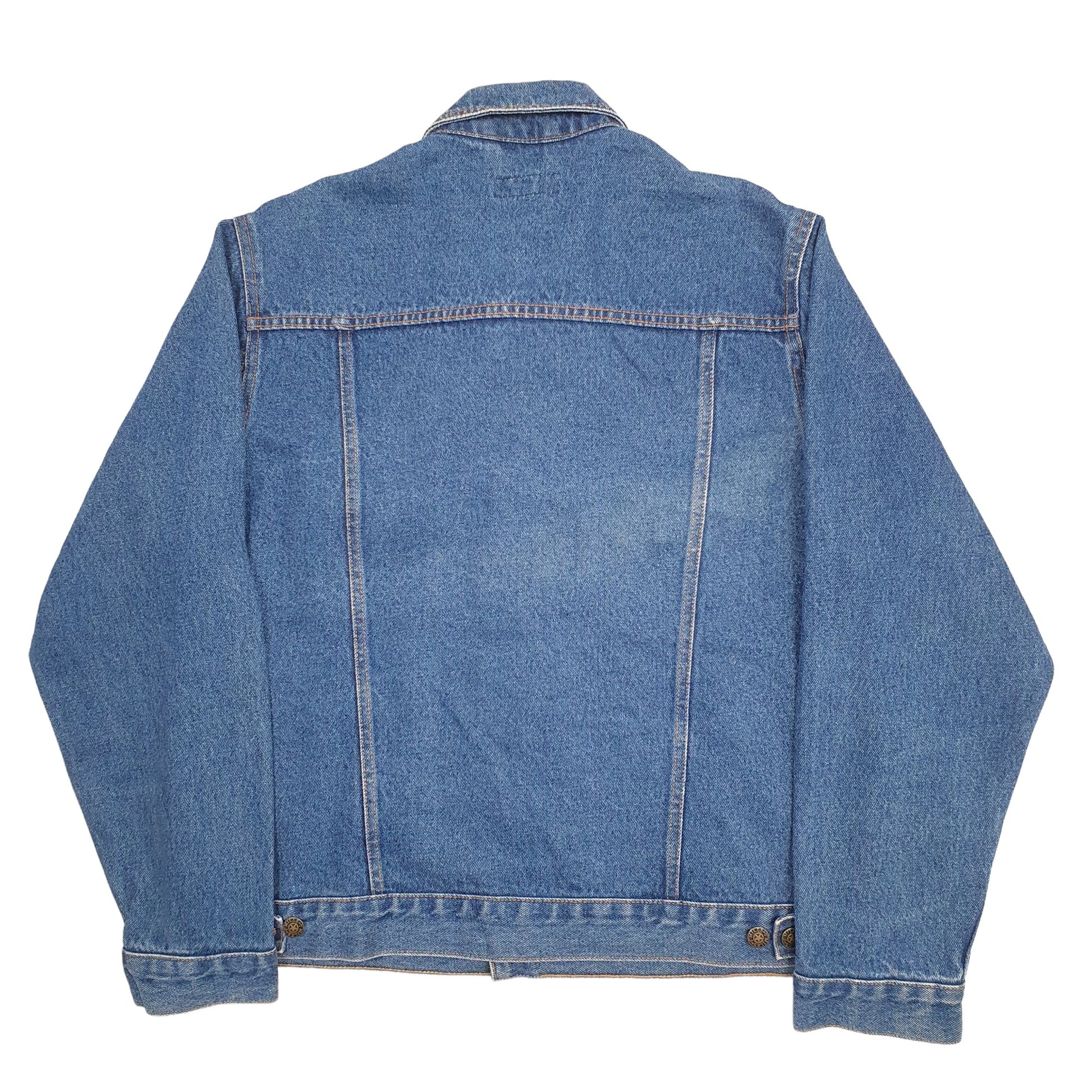 Mens Blue Unbranded Trucker Denim Jacket Coat