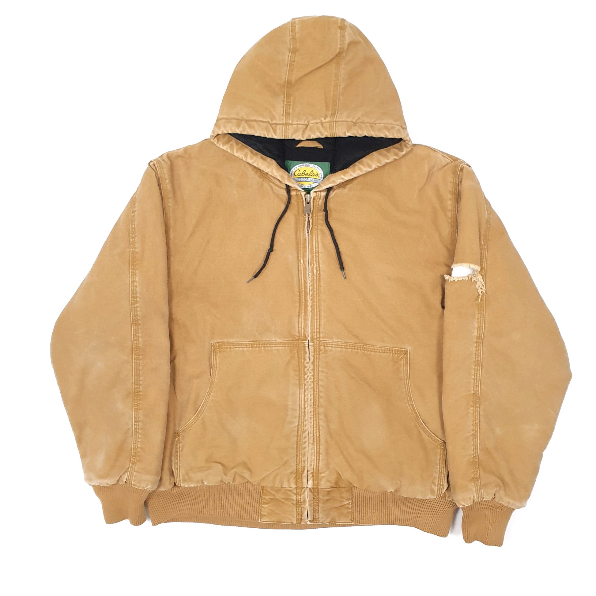 Mens Duck Cabellas Hoodie Workwear Jacket Coat