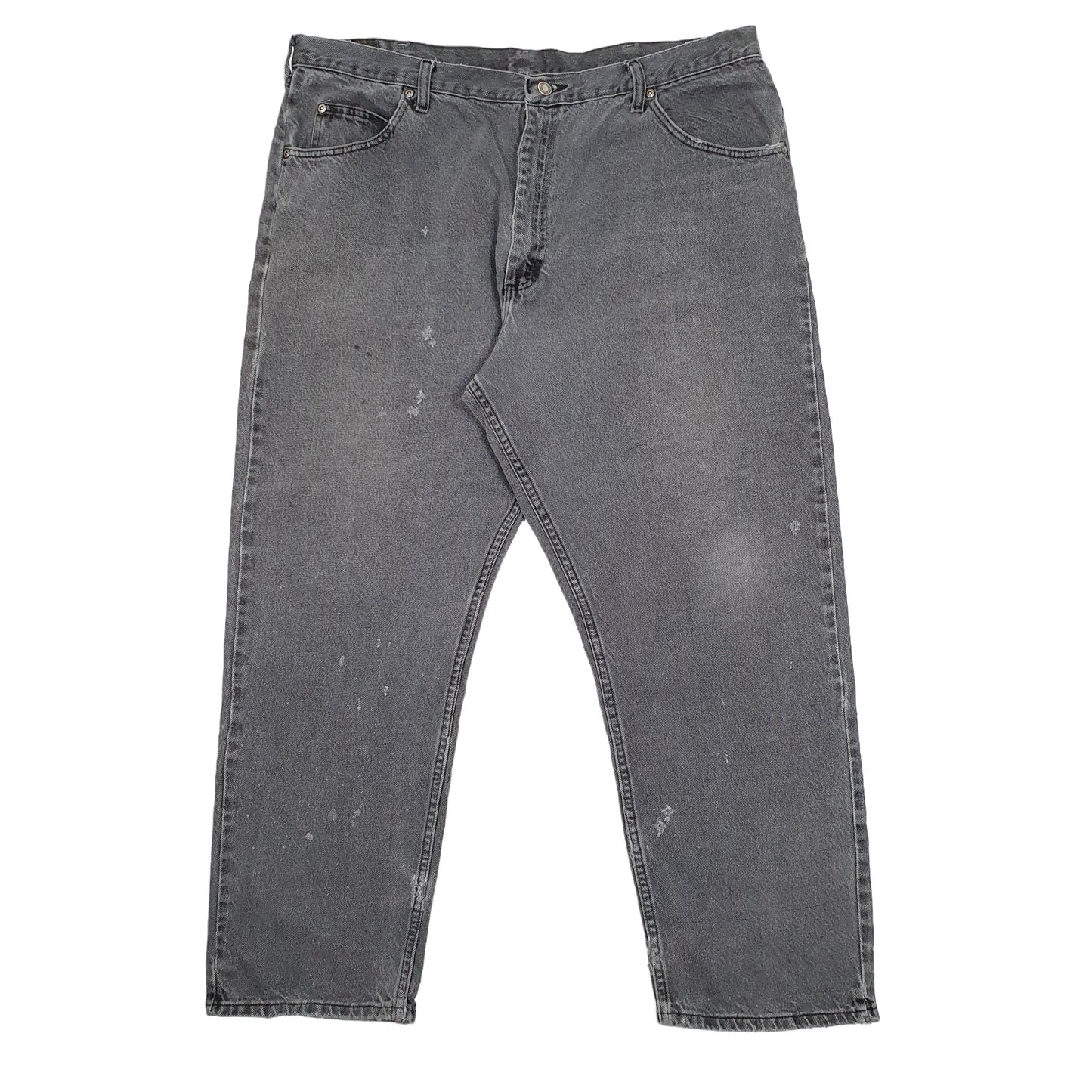 Wrangler Regular Straight Fit Jeans W41 L30 Black
