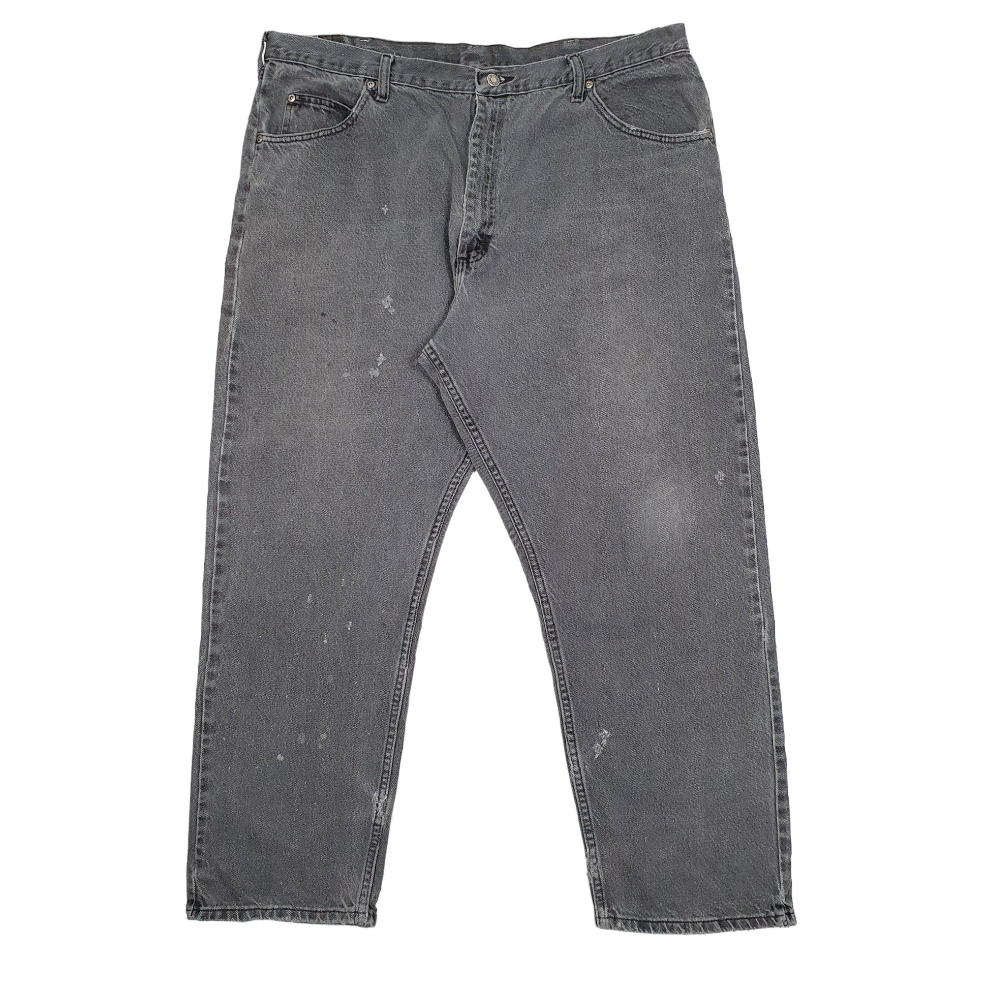 Wrangler Regular Straight Fit Jeans W41 L30 Black