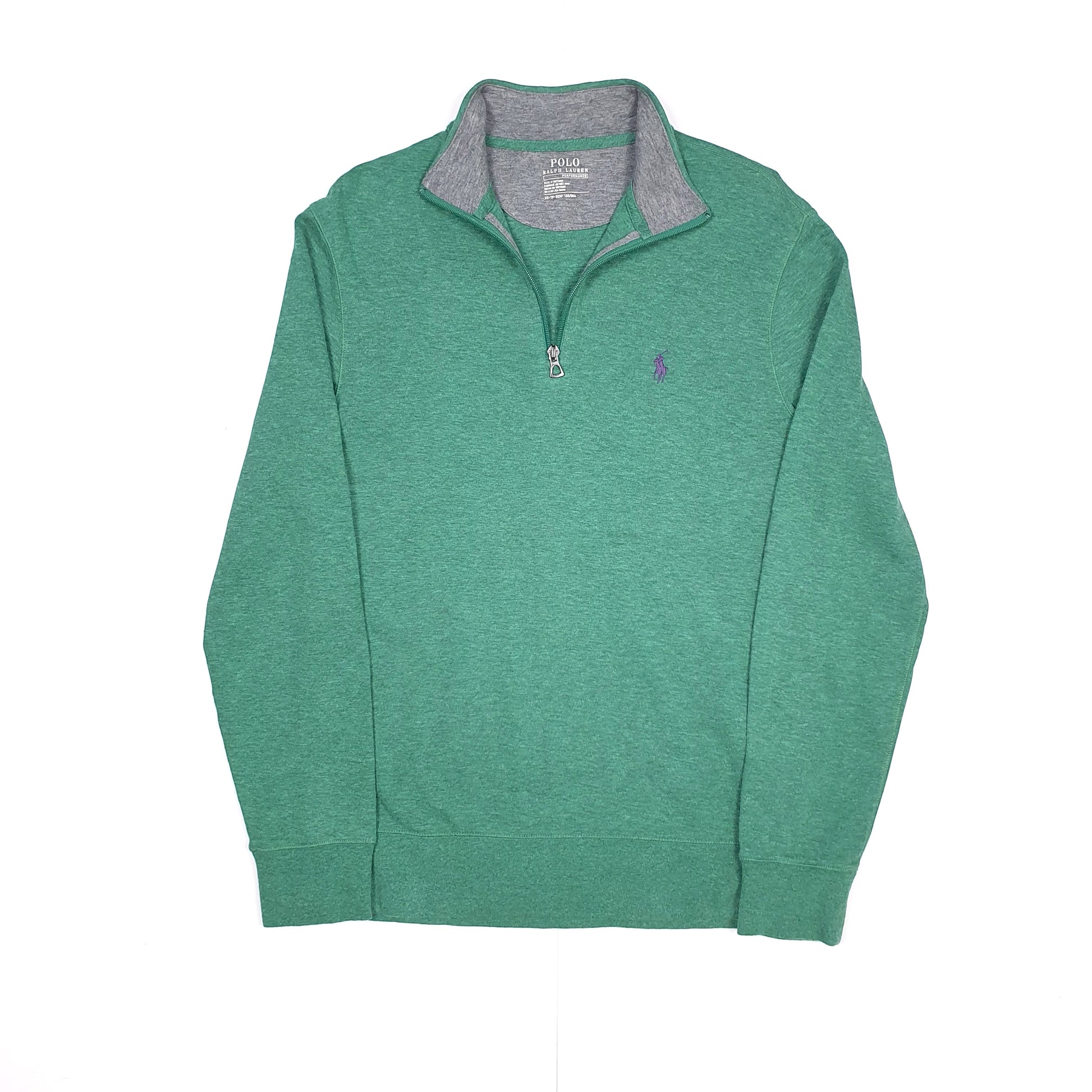 Green Polo Ralph Lauren Quarter Zip Jumper