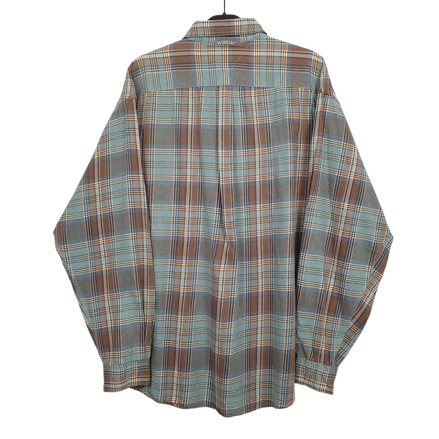 Tommy Hilfiger Long Sleeve Regular Fit Check Shirt Green