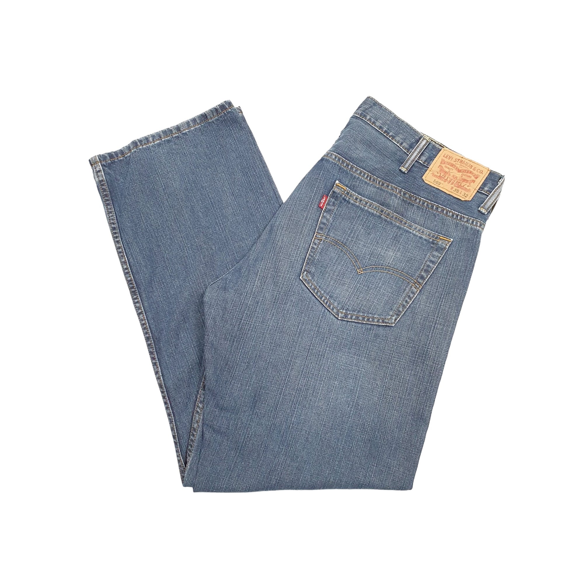 Levis 569 Loose Fit Jeans W40 L31 Blue
