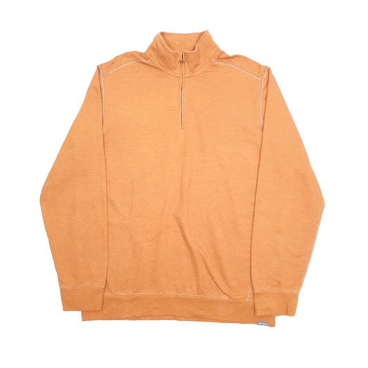 Eddie Bauer Quarter Zip XL Orange