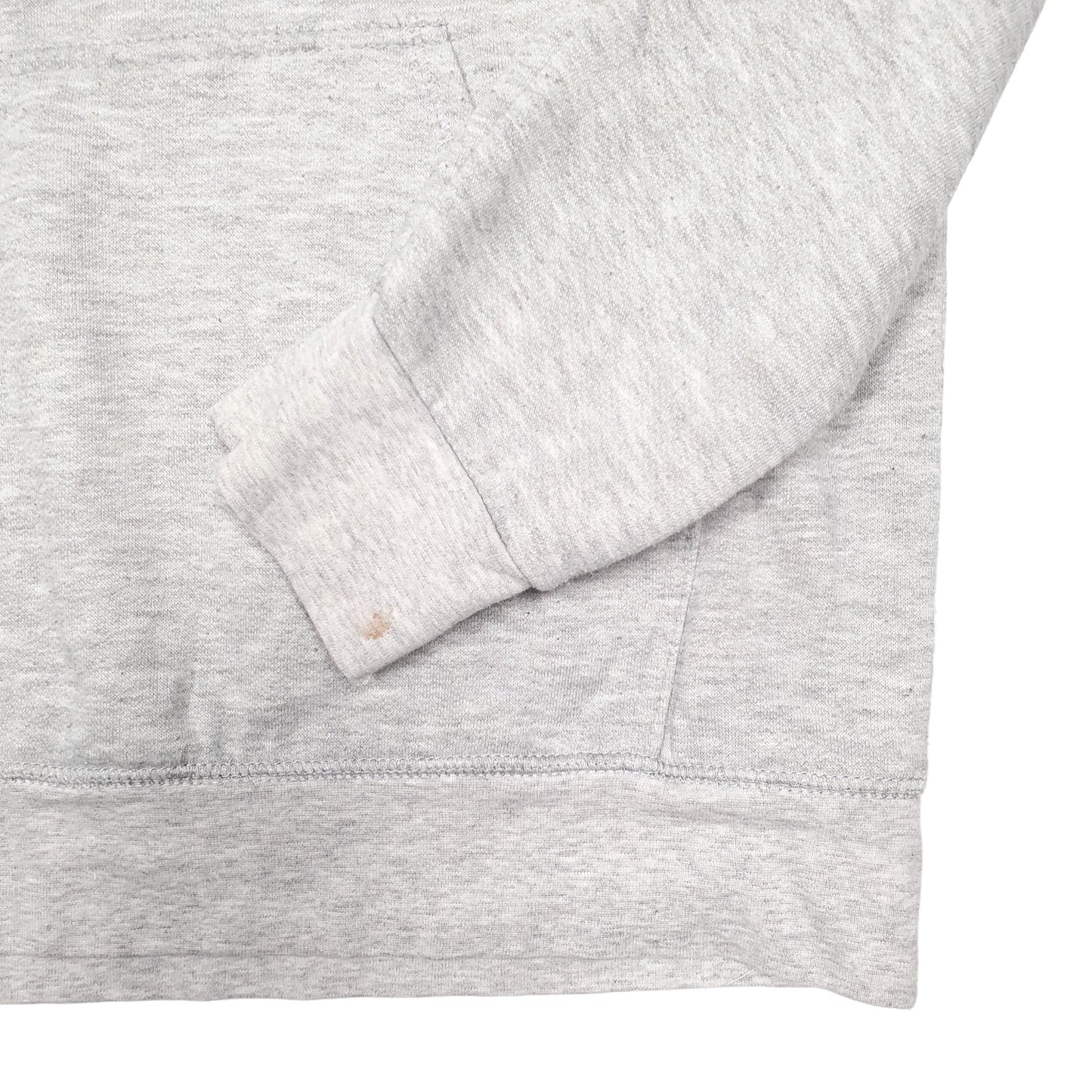 Mens Grey Adidas Spellout Hoodie Jumper