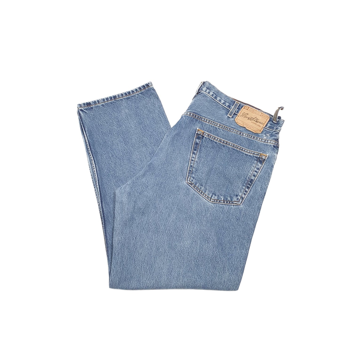 Levis Signature Regular Fit Jeans W42 L30 Blue