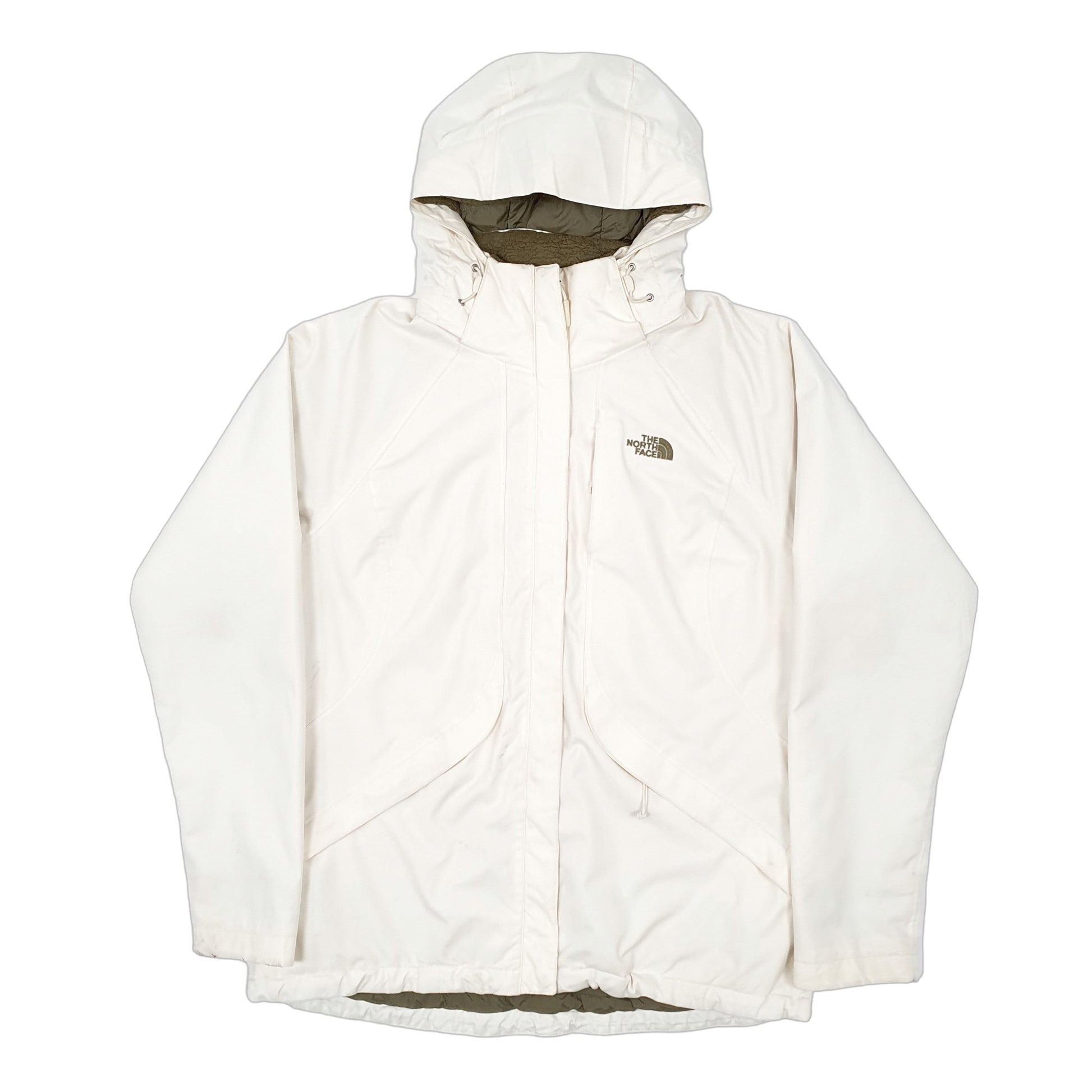 Womens Cream The North Face Inlux Sherpa Lined Jacket Coat