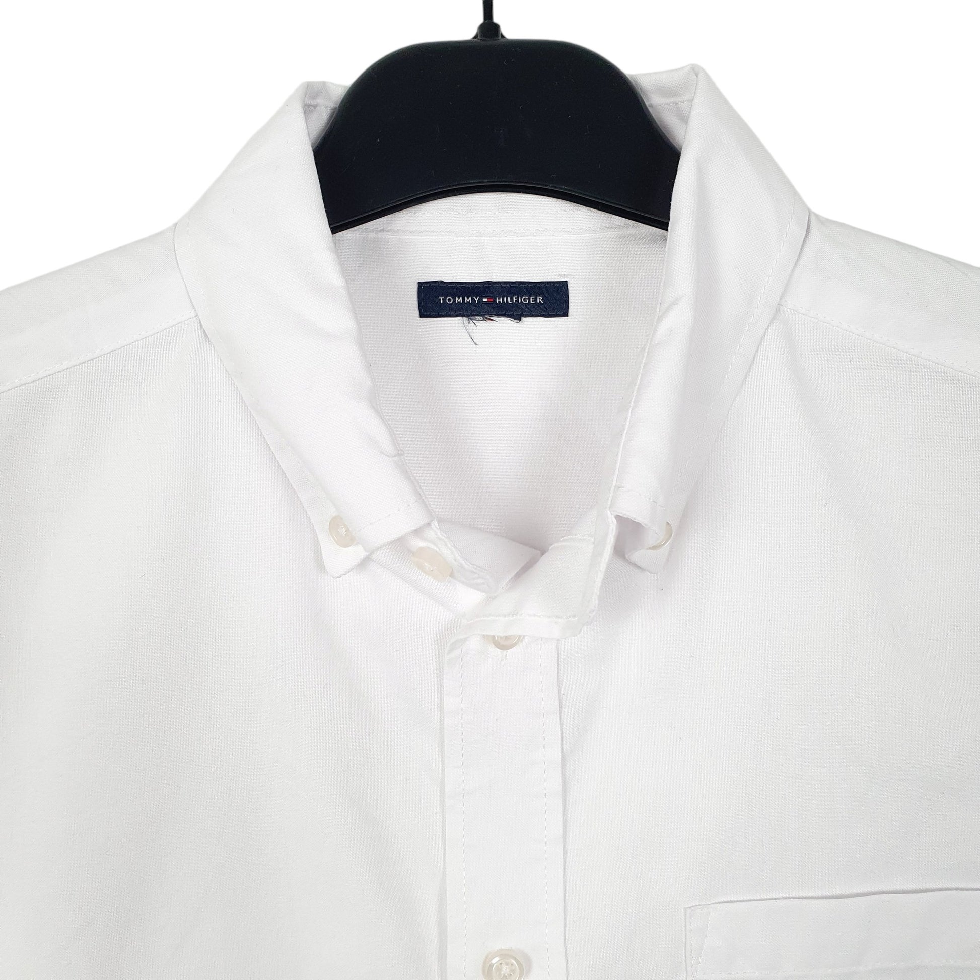 Mens White Tommy Hilfiger  Long Sleeve Shirt