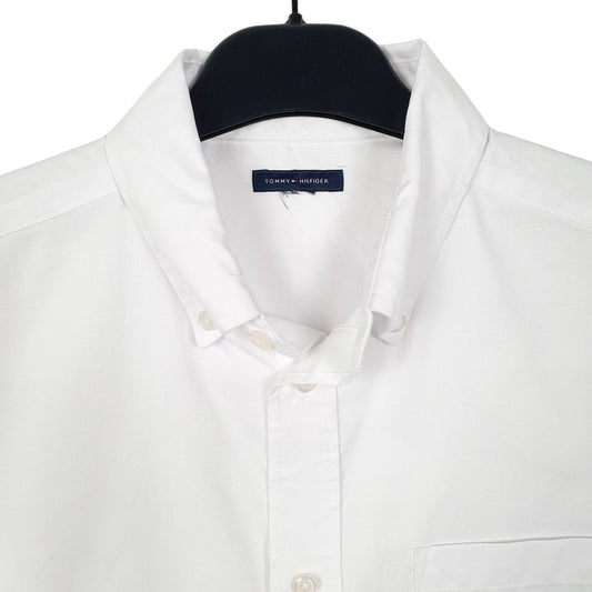 Mens White Tommy Hilfiger  Long Sleeve Shirt