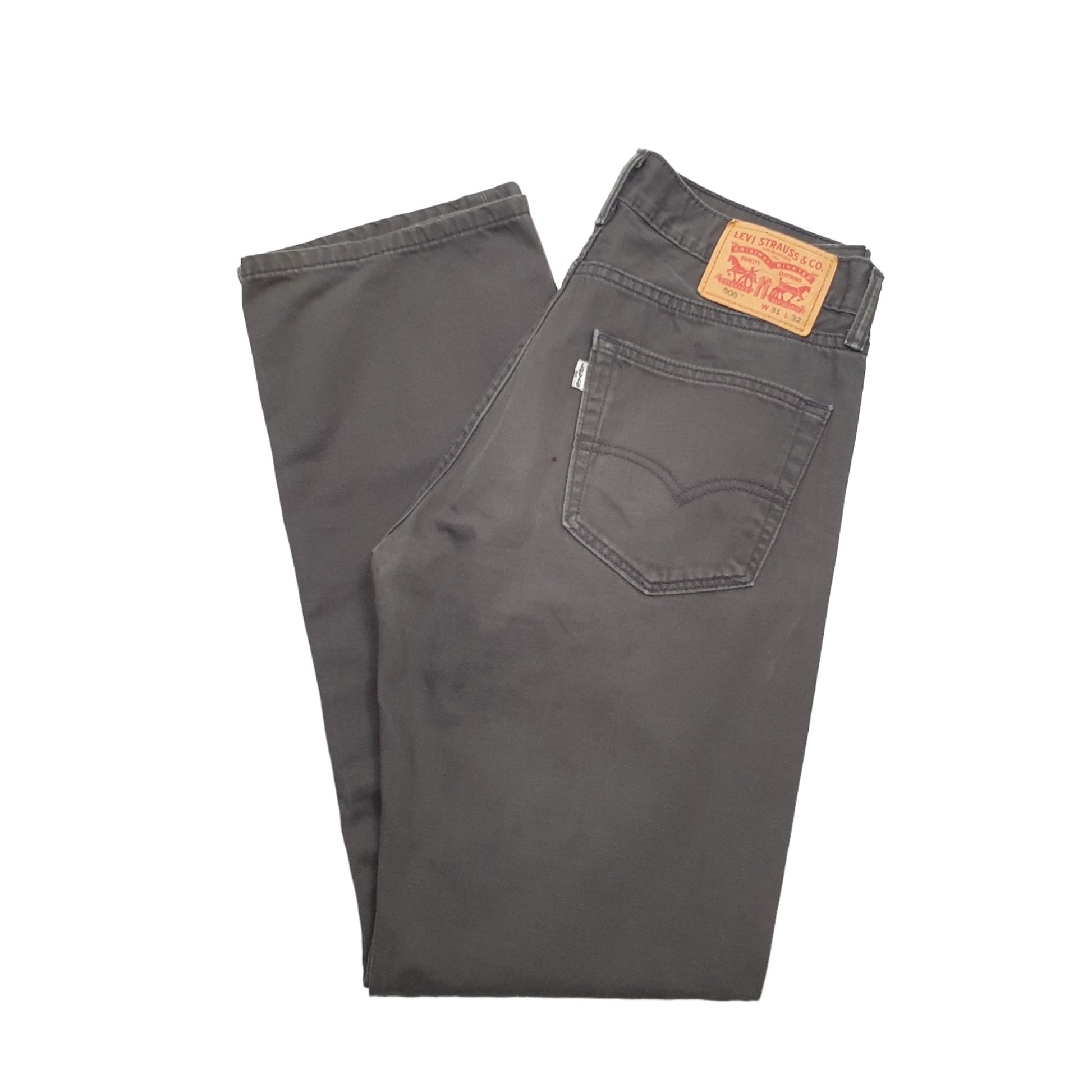 Levis 505 Regular Fit Jeans W31 L32 Grey