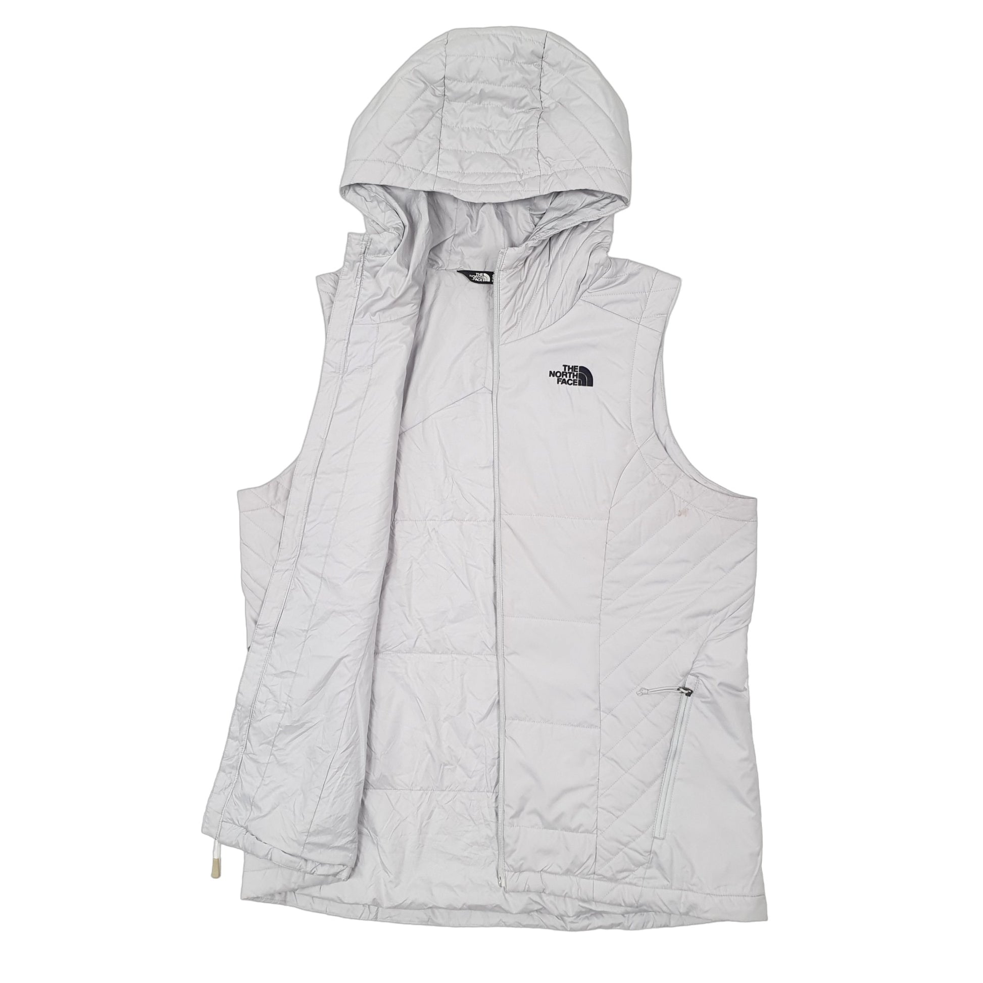 Womens Grey The North Face Lightweight Hooded Hoodie  Coat
