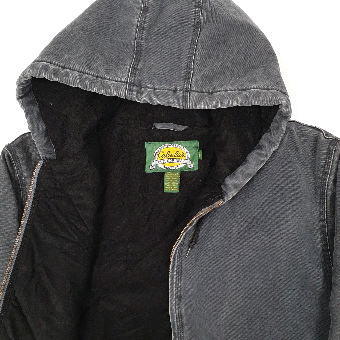 Mens Navy Cabelas Active Detroit Workwear Jacket Coat