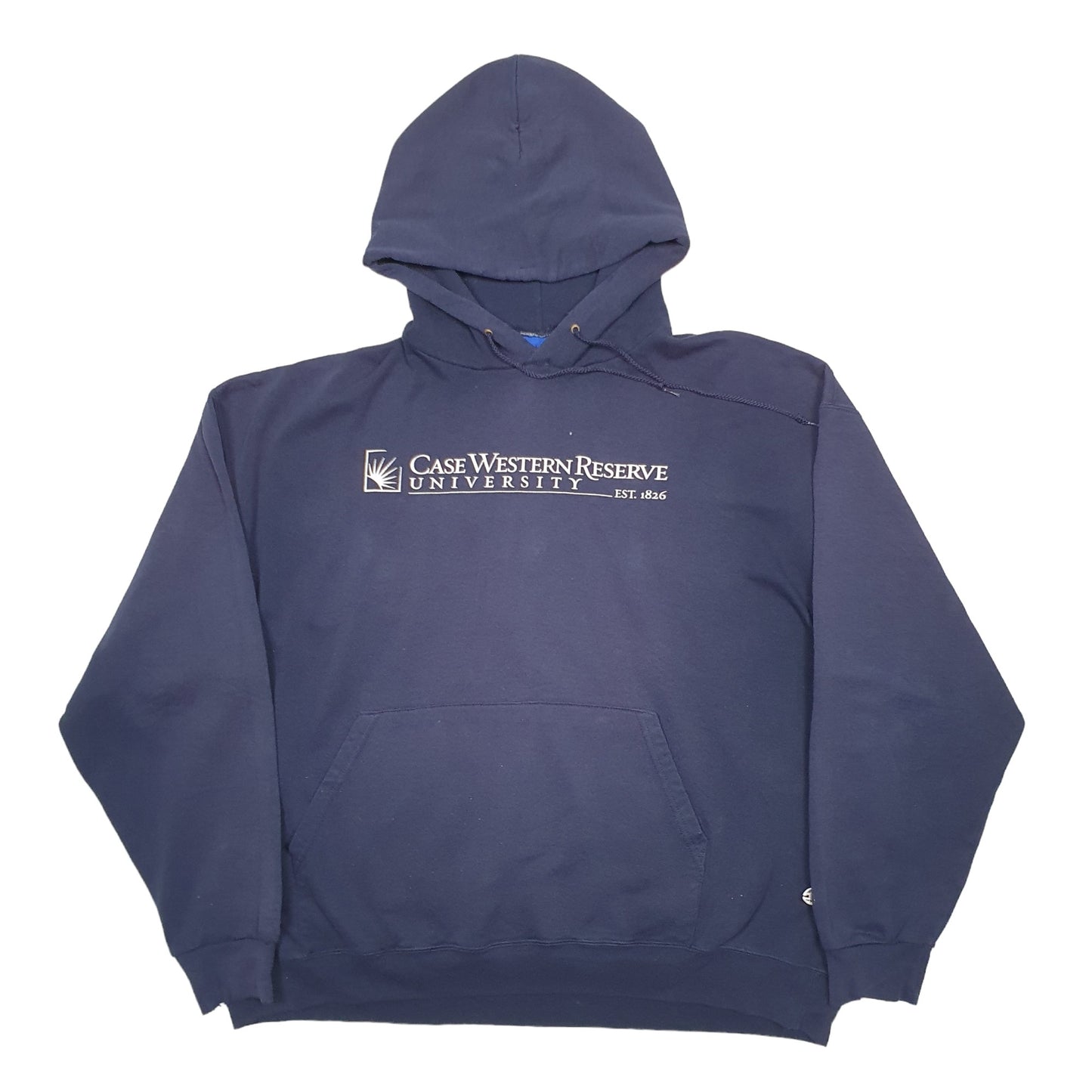 Mens Navy Champion USA College Hoodie Jumper