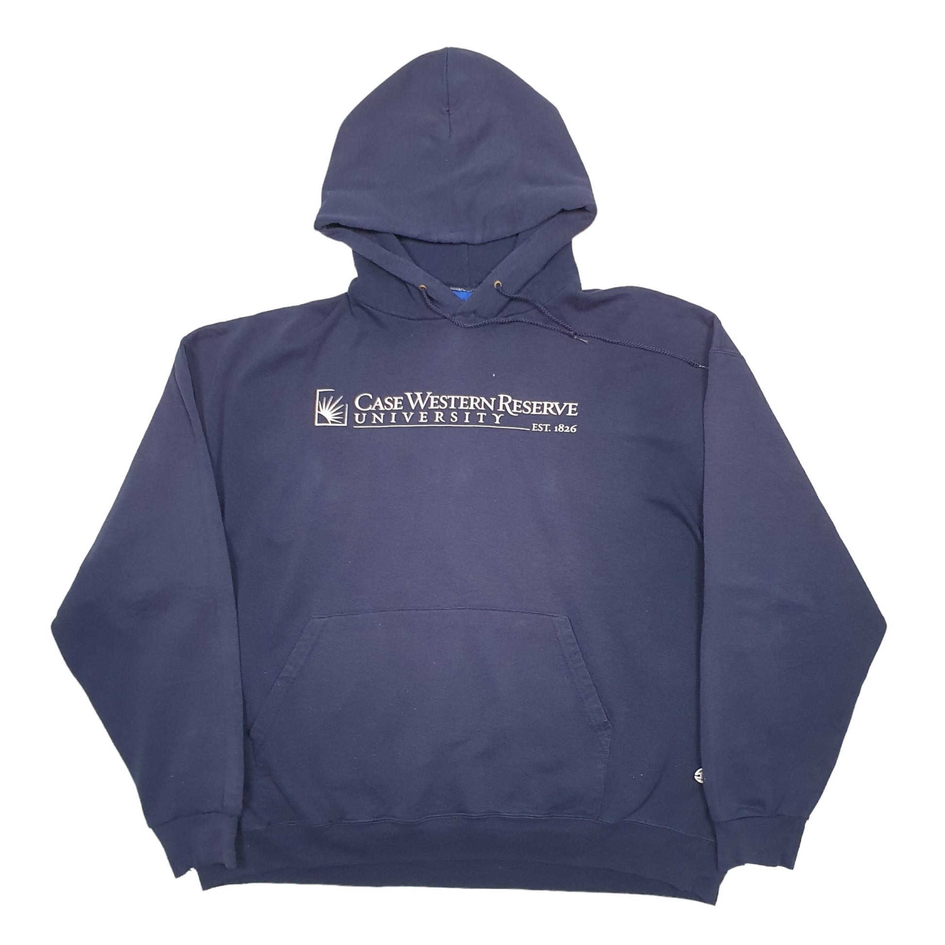 Mens Navy Champion USA College Hoodie Jumper