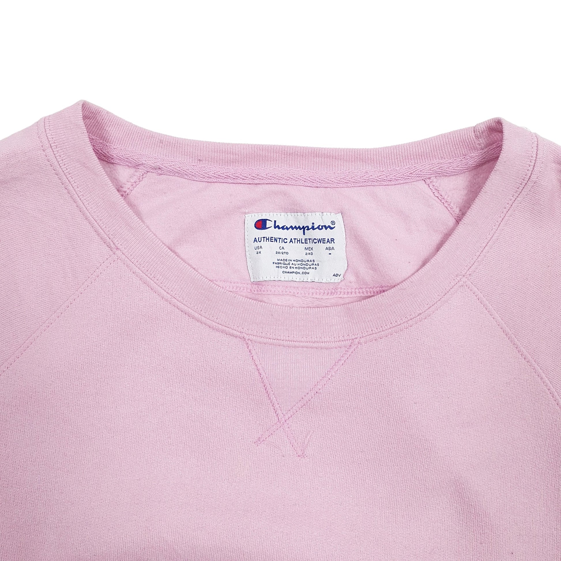 Womens Pink Champion  Crewneck Jumper