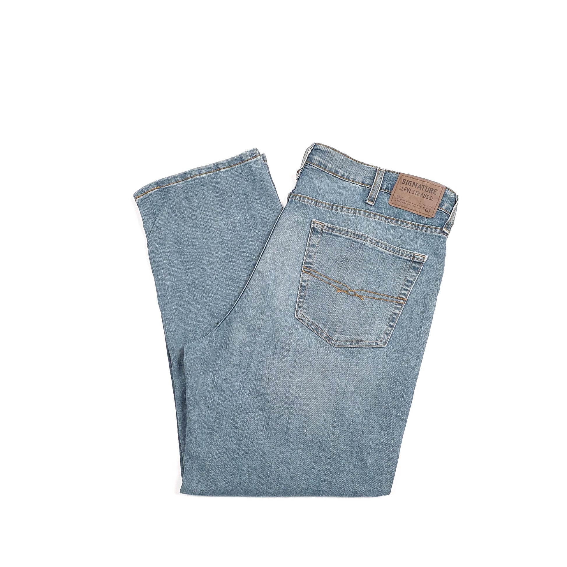 Levis Signature Tapered Fit Athletic Jeans W40 L28 Blue