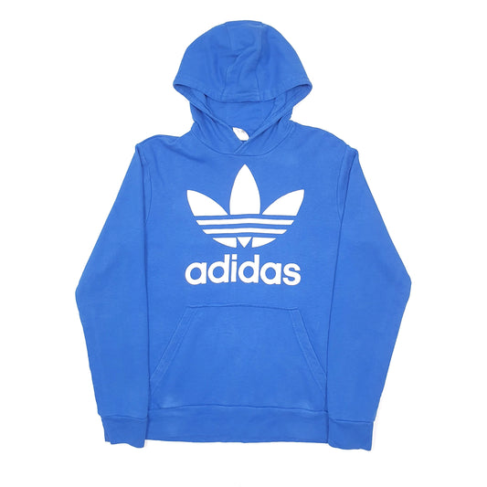 Adidas Originals Spellout Hoodie S Blue