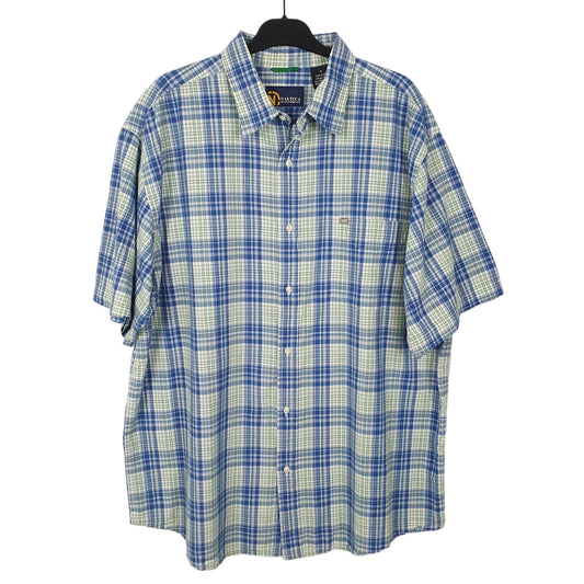 Mens Blue Nautica  Short Sleeve Shirt