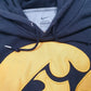 Mens Black Nike University Of Iowa Hawkeyes Football Hoodie Jumper