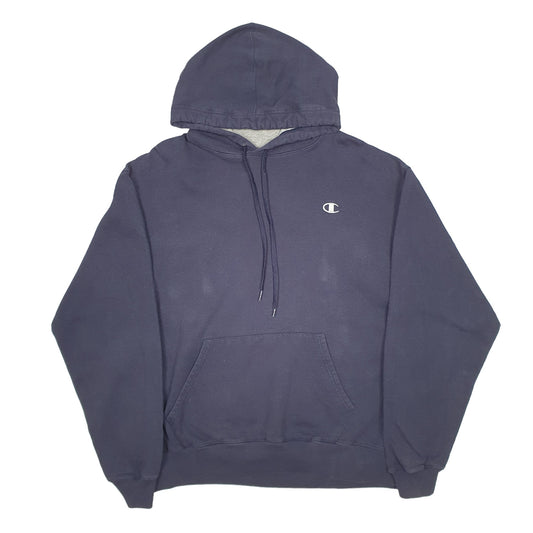 Mens Navy Champion  Hoodie Jumper