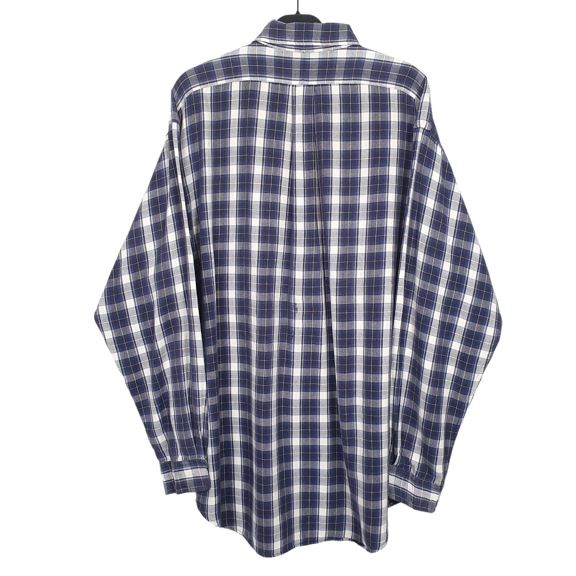 Ralph Lauren Long Sleeve Blake Fit Check Shirt Blue