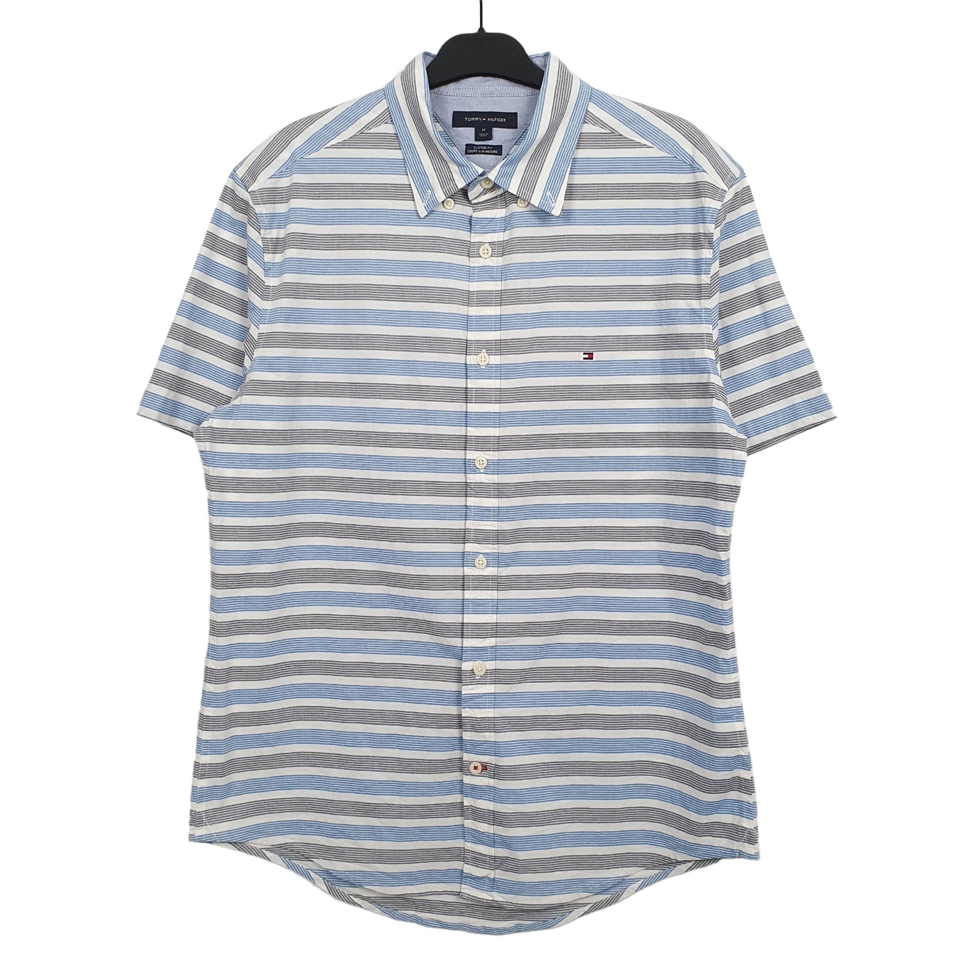 Blue Tommy Hilfiger Short Sleeve Shirt