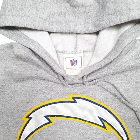 Mens Grey NFL Los Angeles Chargers NFL Football Hoodie Jumper