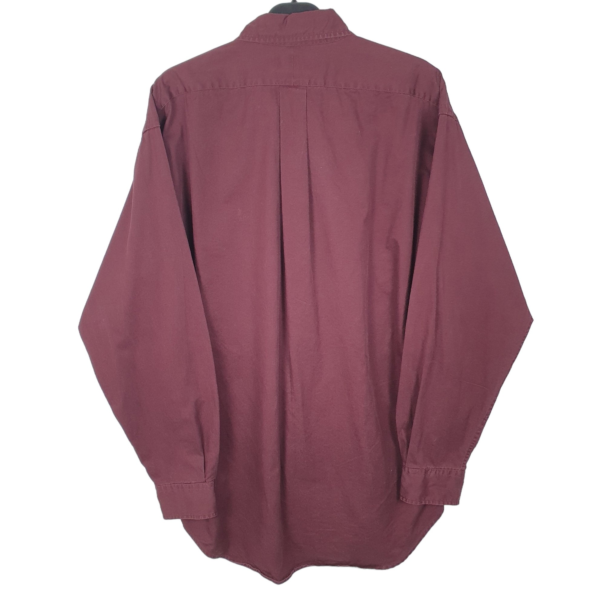 Mens Burgundy Ralph Lauren  Long Sleeve Shirt