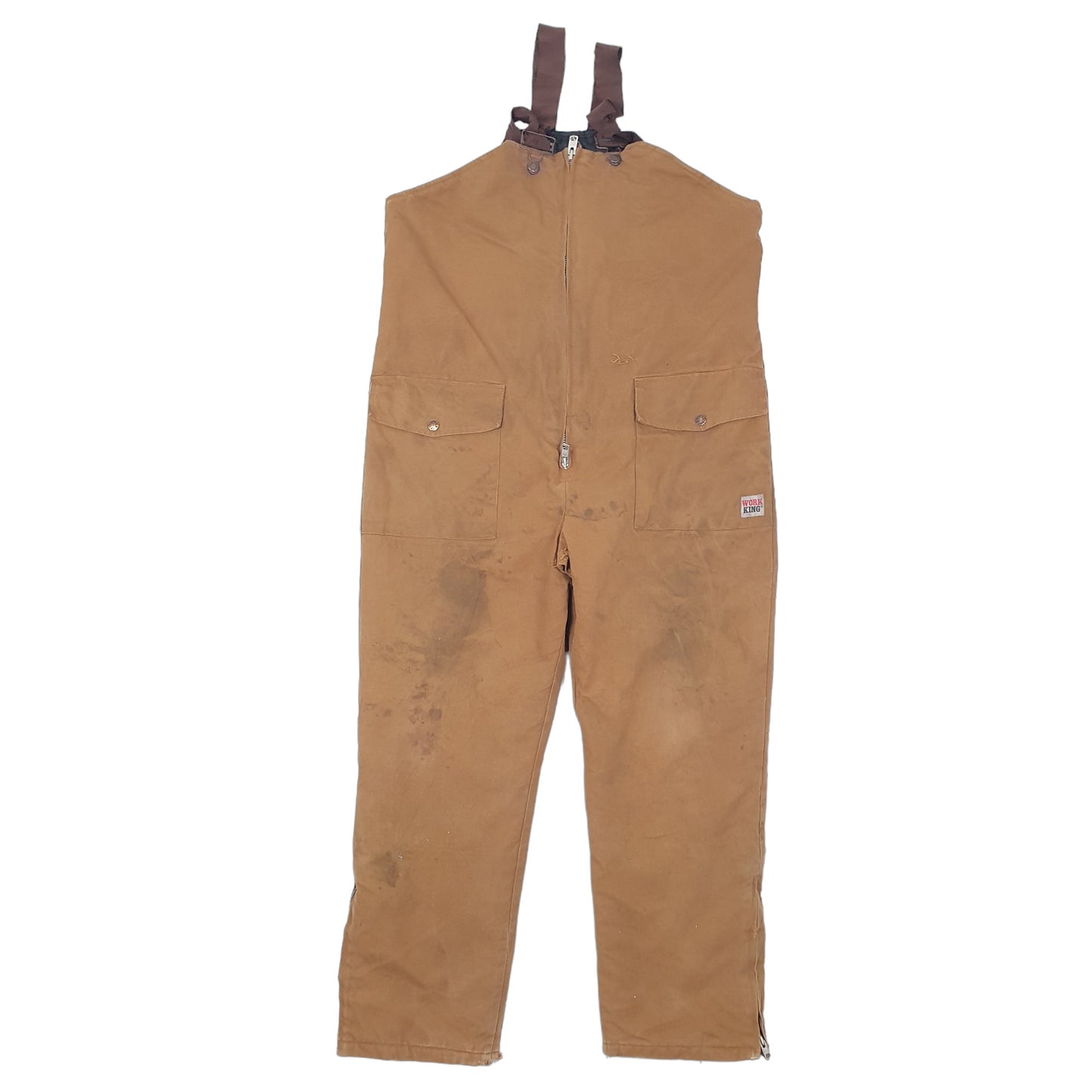 Mens Duck Work King Workwear Insulated Dungaree Trousers