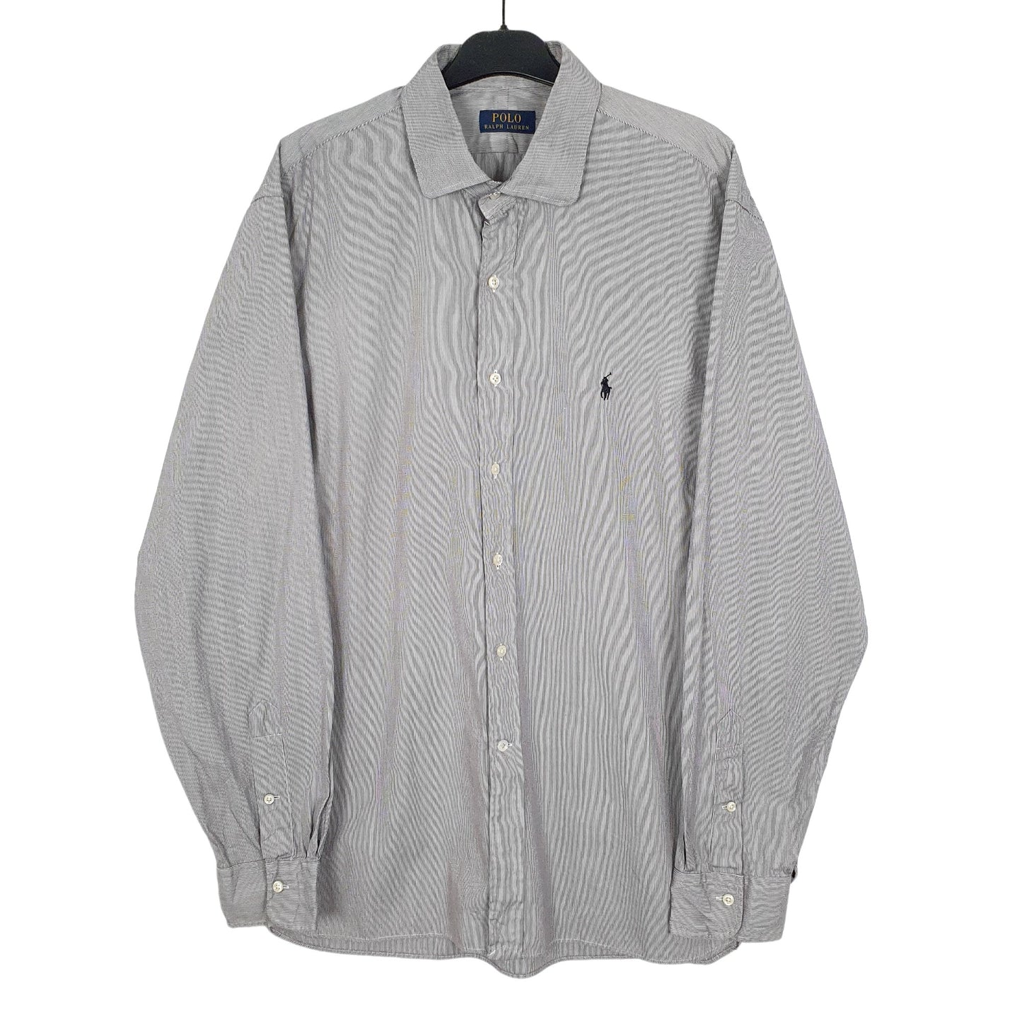 Ralph Lauren Long Sleeve Regular Fit Check Shirt Grey