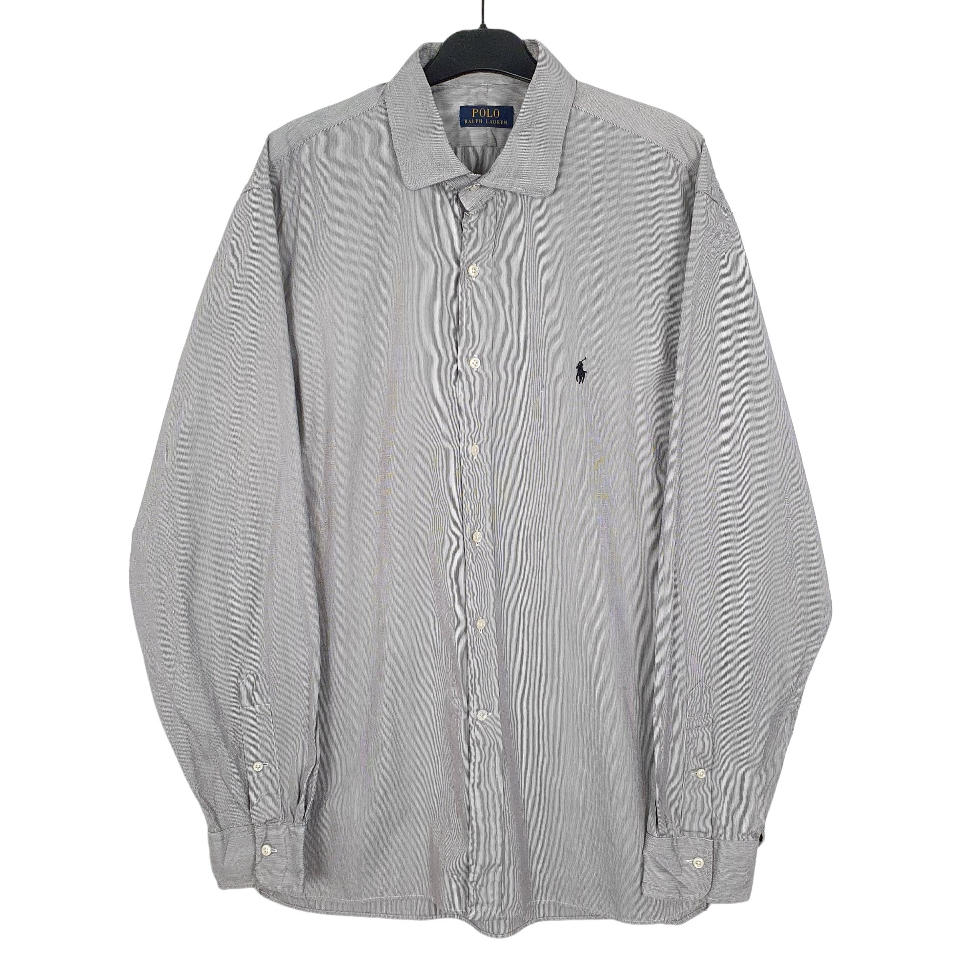 Ralph Lauren Long Sleeve Regular Fit Check Shirt Grey