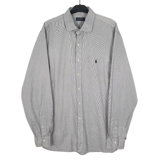 Ralph Lauren Long Sleeve Regular Fit Check Shirt Grey