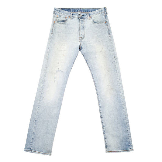 Levis 501 Regular Fit Jeans W30 L32 Blue